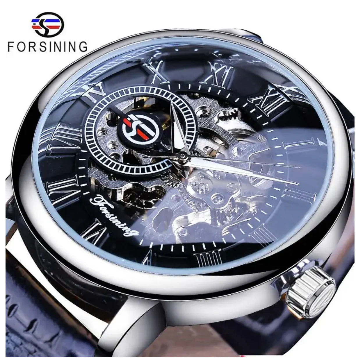 Men s luxury brand watch ANBRedCurls